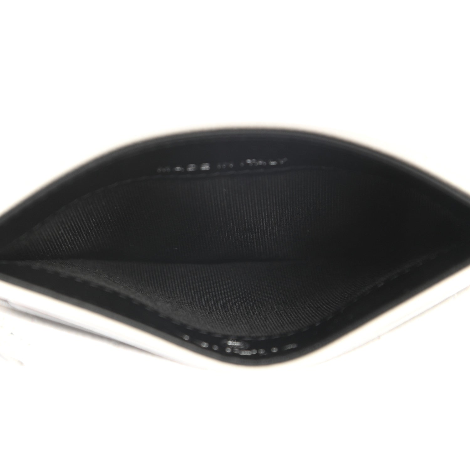 Chanel Caviar Quilted My Everything Card Holder White Black 5 of 11
