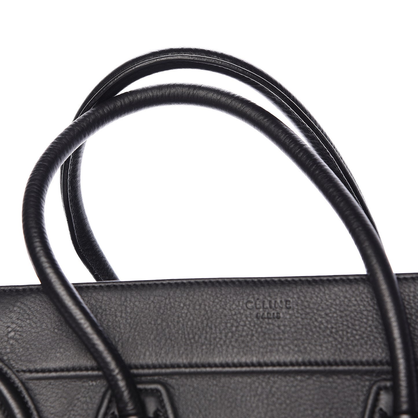 Supple Calfskin Medium Phantom Luggage Black
