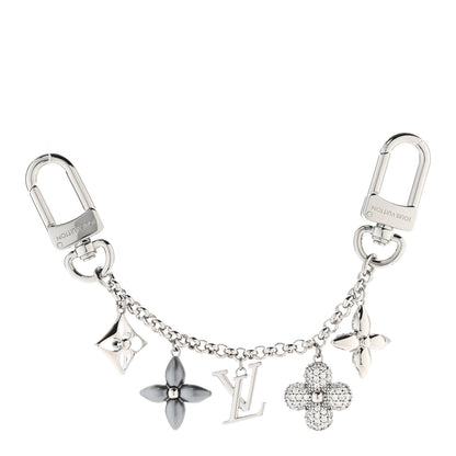 Louis Vuitton Monogram Spring Street Strass Chain Bag Charm Silver 1 of 4