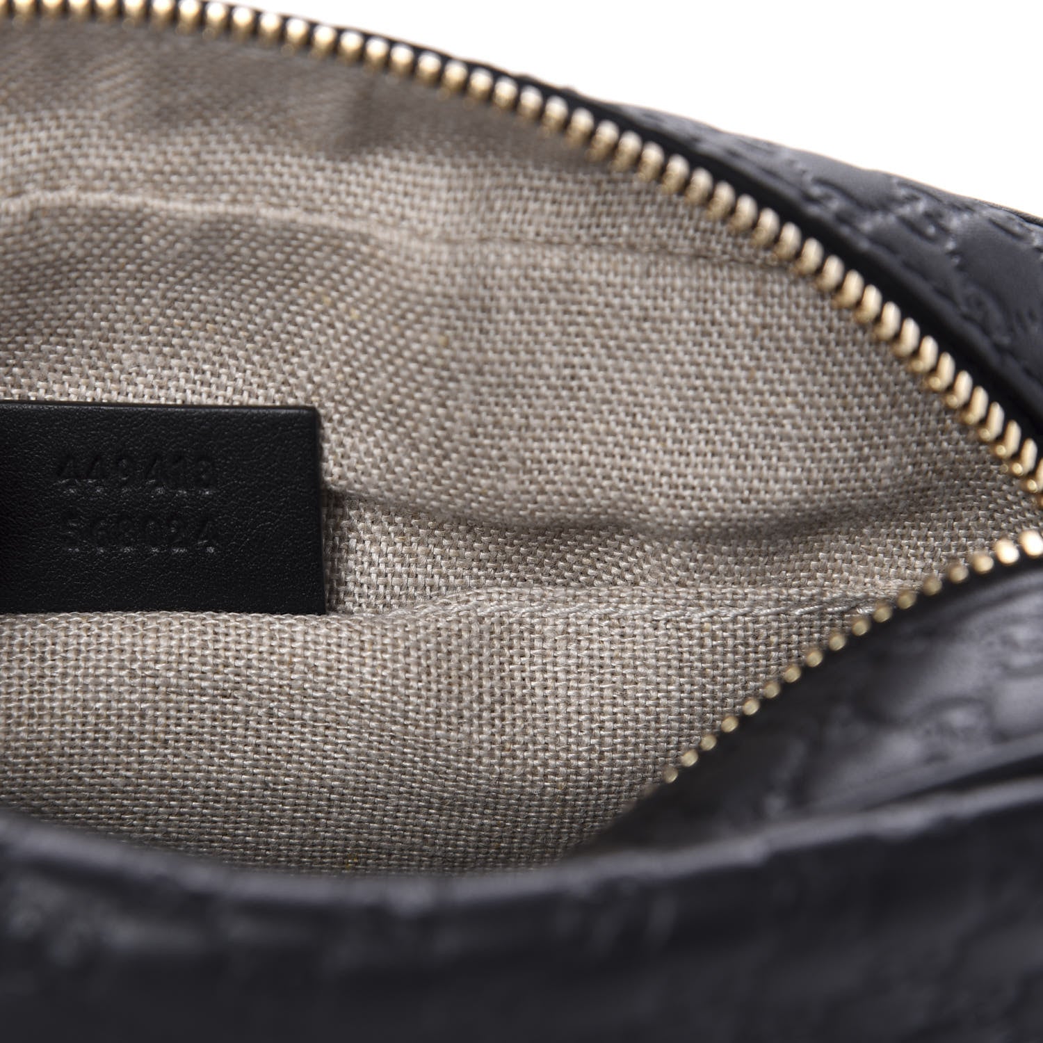 Gucci Microguccissima Mini Bree Messenger Bag Black 9 of 10