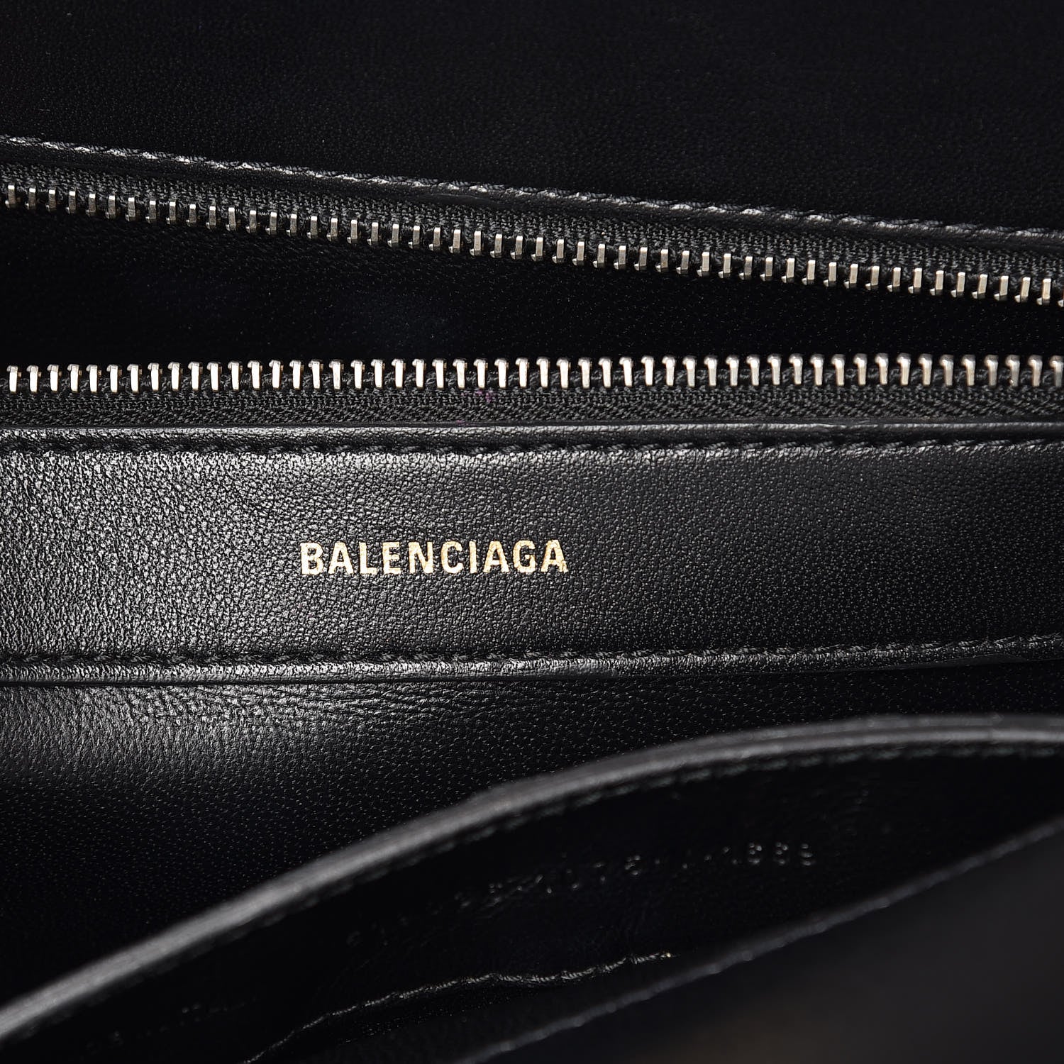 Balenciaga Signature Grained Calfskin Logo M Ville Top Handle Bag Black Rose Shocking 7 of 15