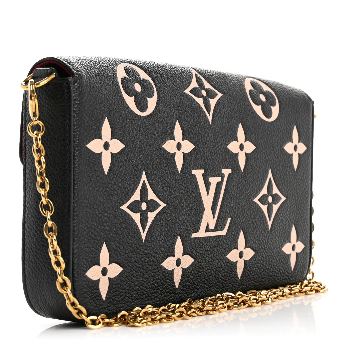 Empreinte Monogram Giant Felicie Pochette Black Beige