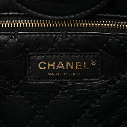 Chanel Calfskin Tweed Medium Deauville Tote Black Multicolor 7 of 13