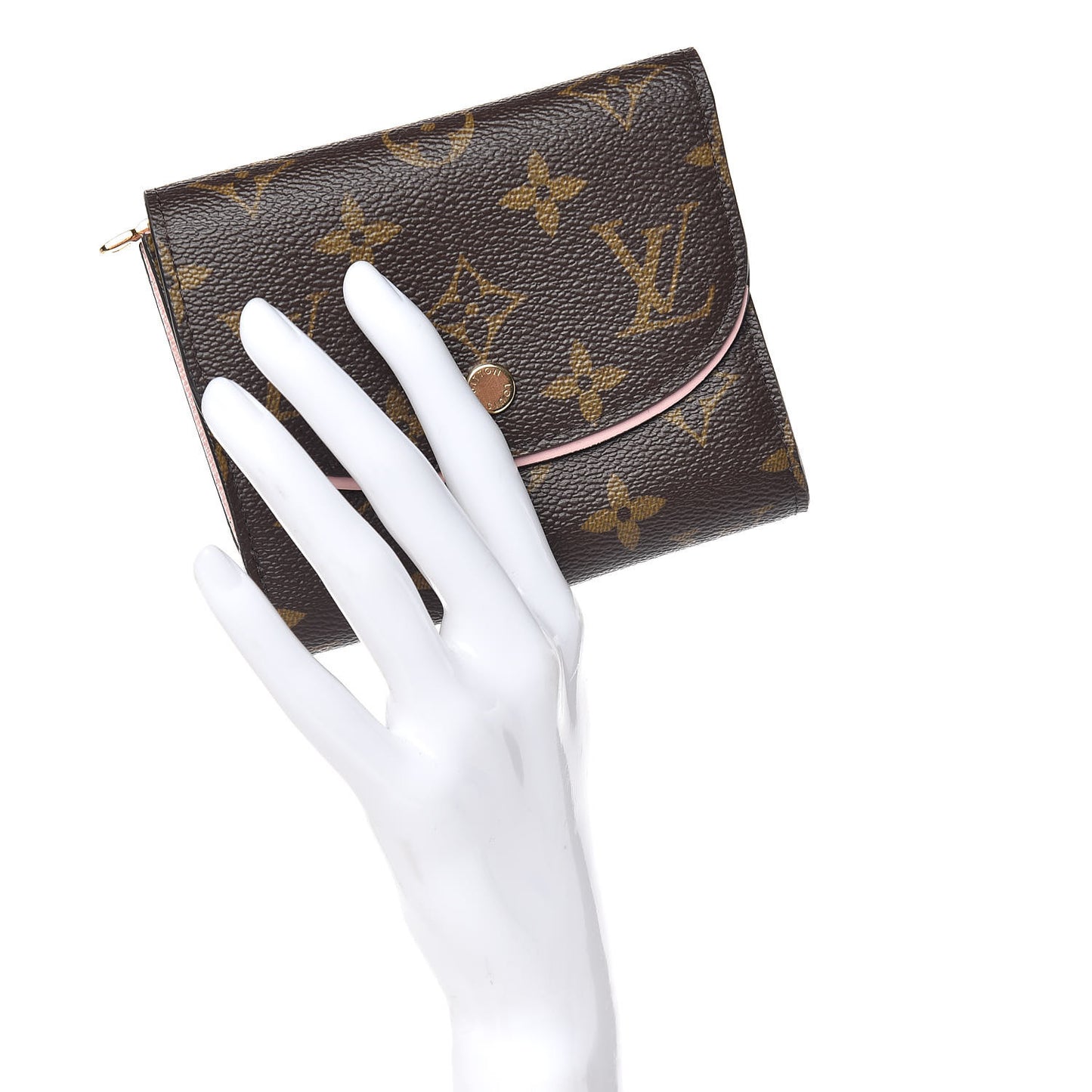 Monogram Ariane Compact Wallet Rose Ballerine