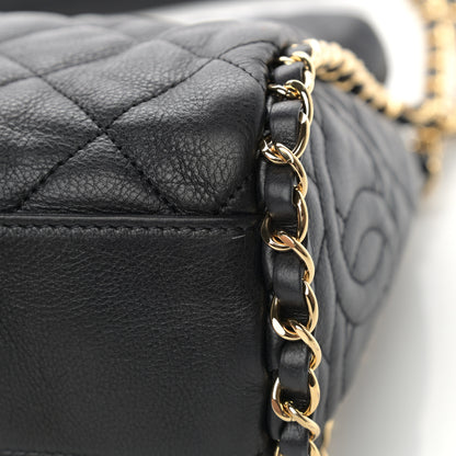 Chanel Calfskin Quilted Medium Chain Me Hobo Black 11 of 11