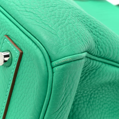 Hermes Taurillon Clemence Birkin 40 Menthe 17 of 20