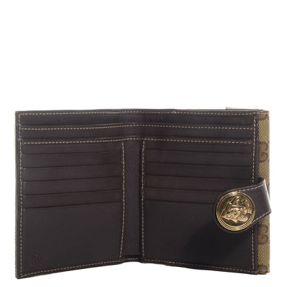 Gucci Crystal Monogram Hysteria French Wallet Dark Brown 5 of 8