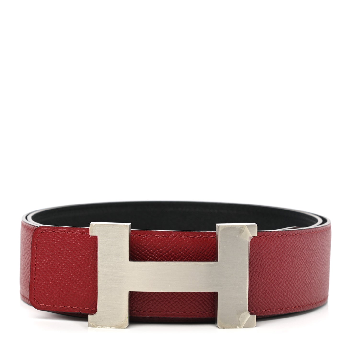 Epsom 42mm Constance 2 H Belt 100 Rouge Grenat Black