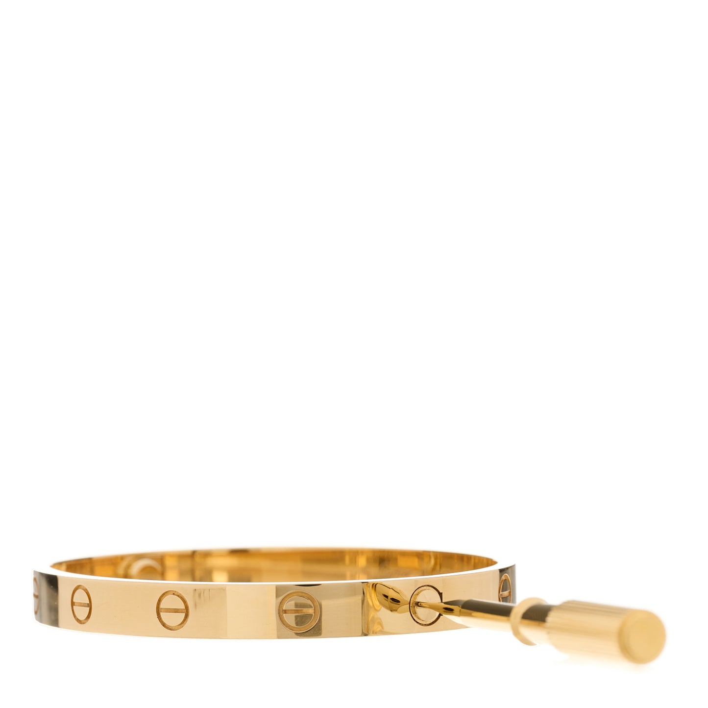 18K Yellow Gold LOVE Bracelet 17