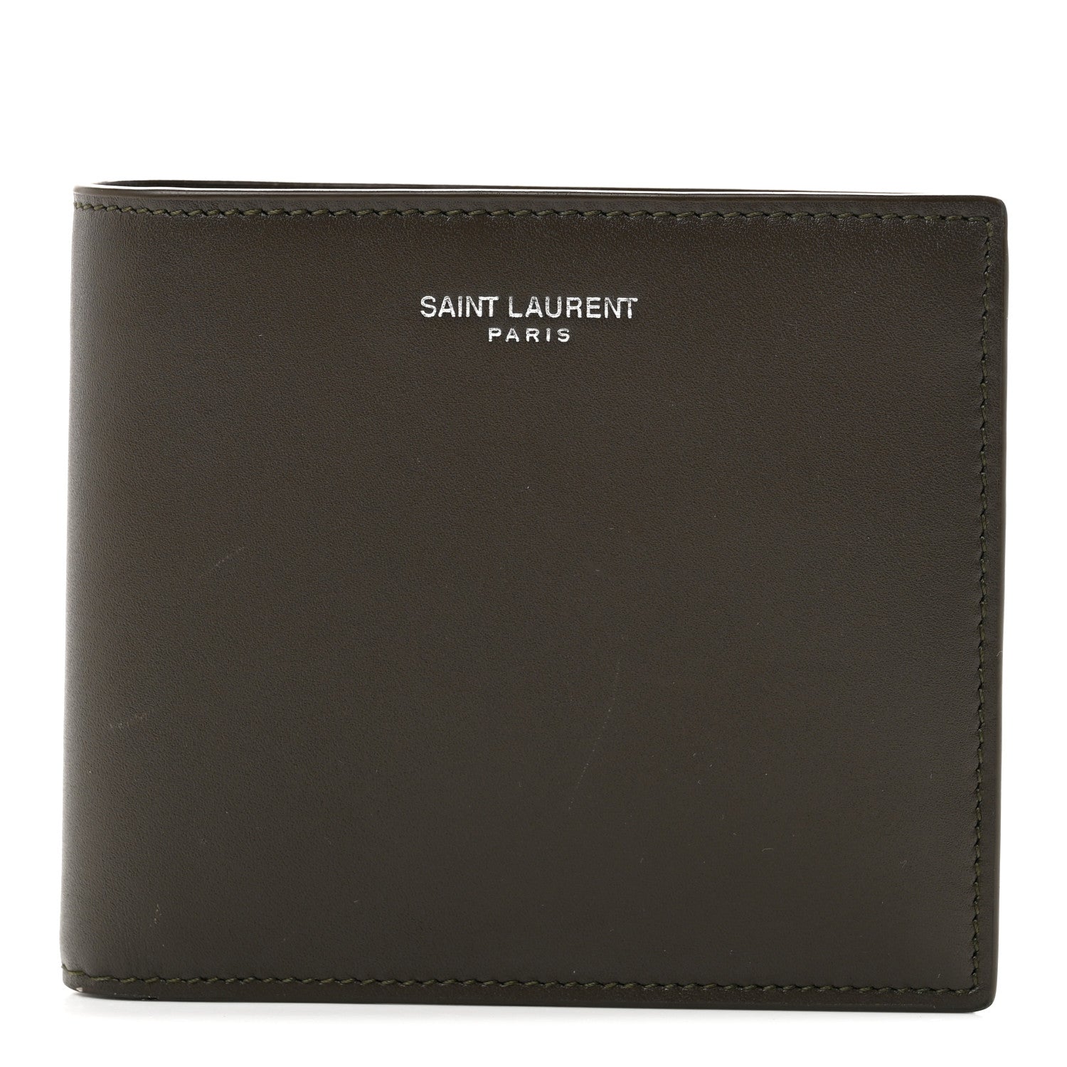 Saint Laurent Smooth Calfskin Paris East West Wallet Light Musk 1 of 8