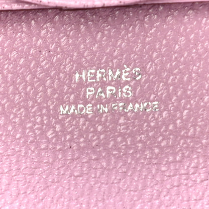 Hermes Chevre Mysore Bastia Coin Purse Mauve Sylvestre 6 of 10