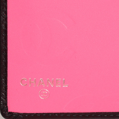 Chanel Calfskin Cambon Quilted Yen Wallet Black 7 of 9