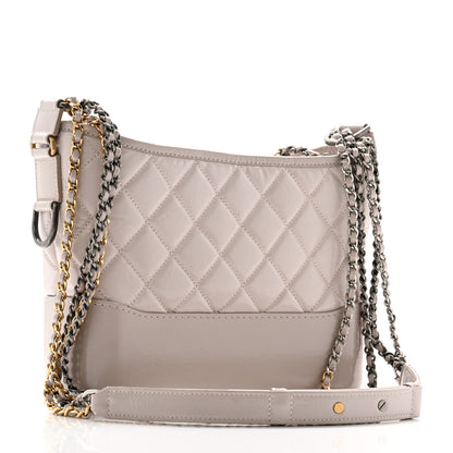 Chanel Aged Calfskin Quilted New Medium Gabrielle Hobo Light Purple 3 of 11