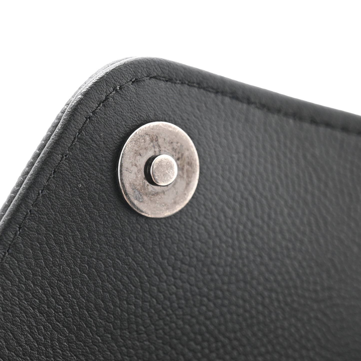 Caviar Envelope Clutch Black