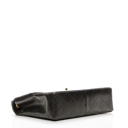 Chanel Lambskin Quilted Jumbo Single Flap Black 4 of 8