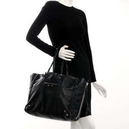 Balenciaga Supple Calfskin Papier A4 Tote Black 2 of 19