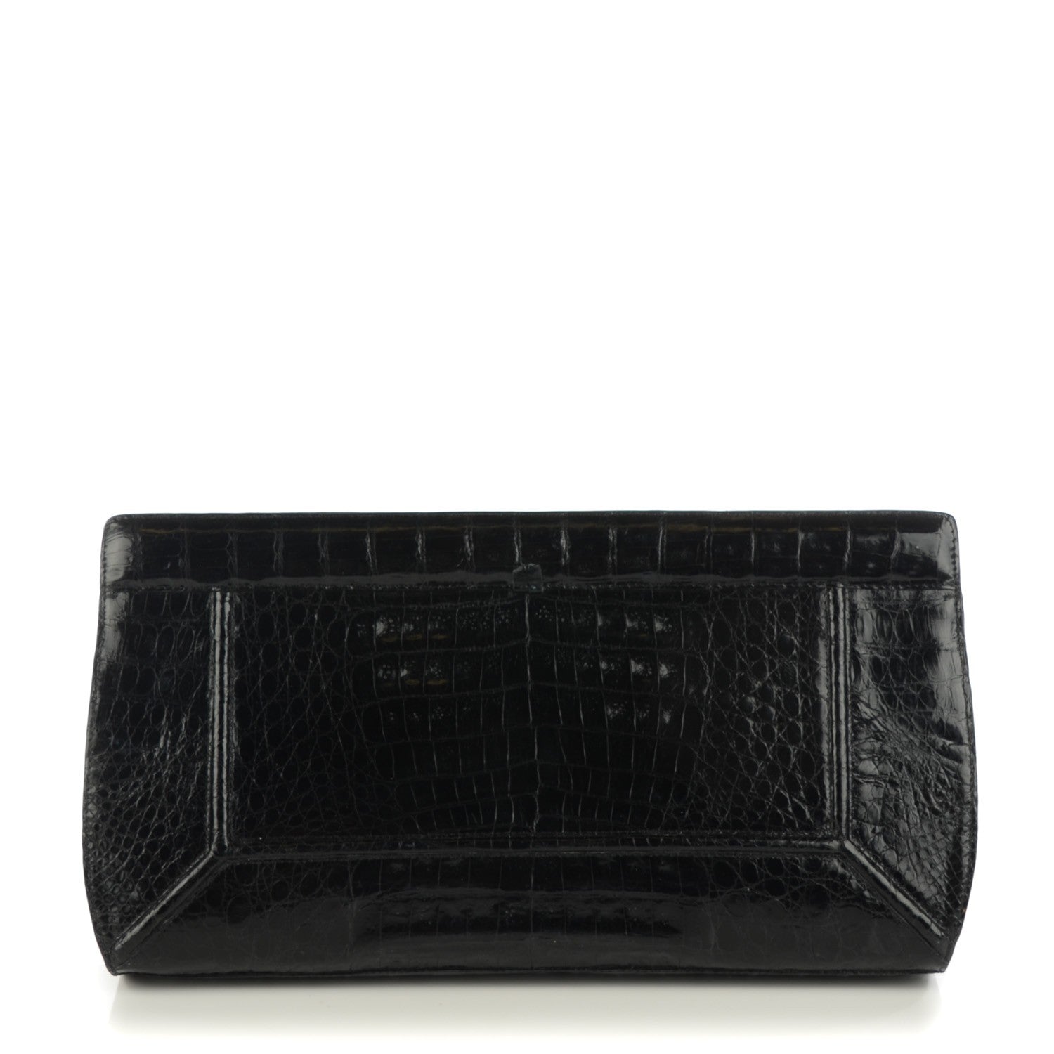 Nancy Gonzalez Crocodile Clutch Black 1 of 6