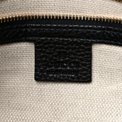 Gucci Pebbled Calfskin Medium Soho Chain Shoulder Bag Black 6 of 9