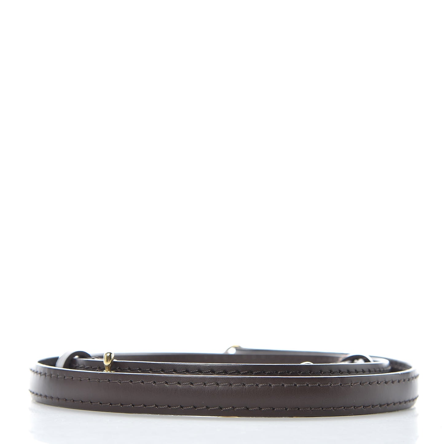 Calfskin 12mm Adjustable Shoulder Strap Brown
