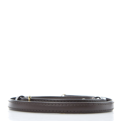 Louis Vuitton Calfskin 12mm Adjustable Shoulder Strap Brown 2 of 4