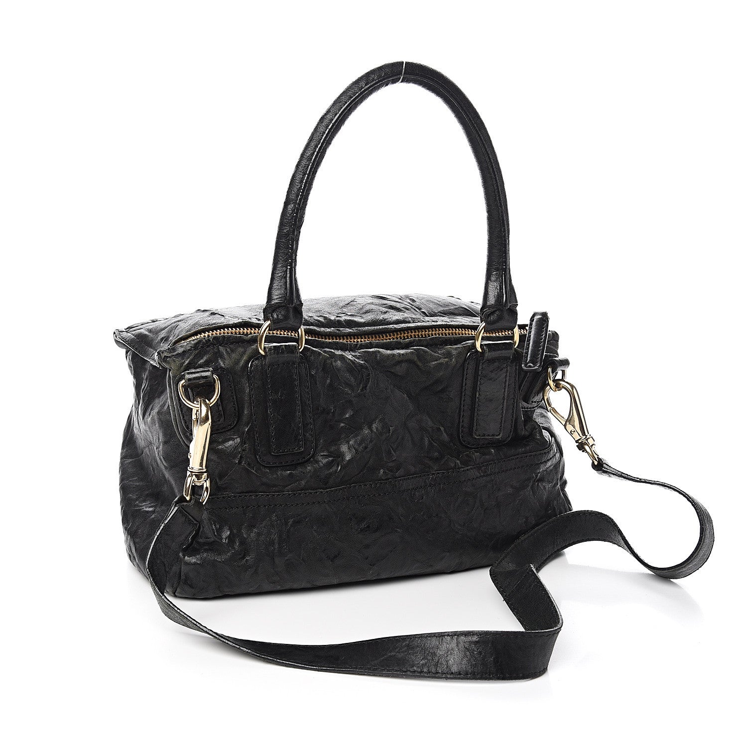 Givenchy Tumbled Sheepskin Medium Pandora Black 2 of 10