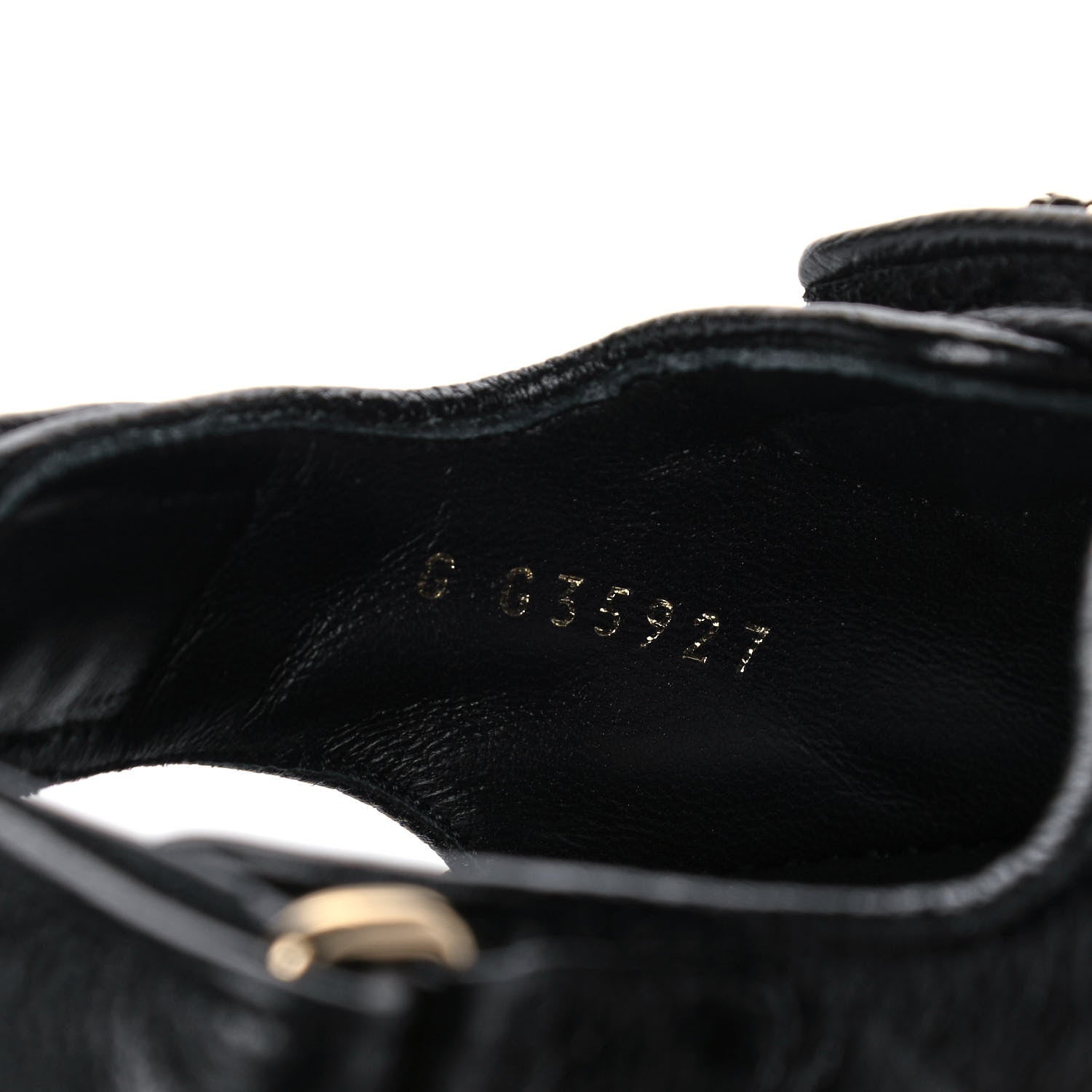 Chanel Grained Calfskin Velcro Dad Sandals 36.5 Black 8 of 9