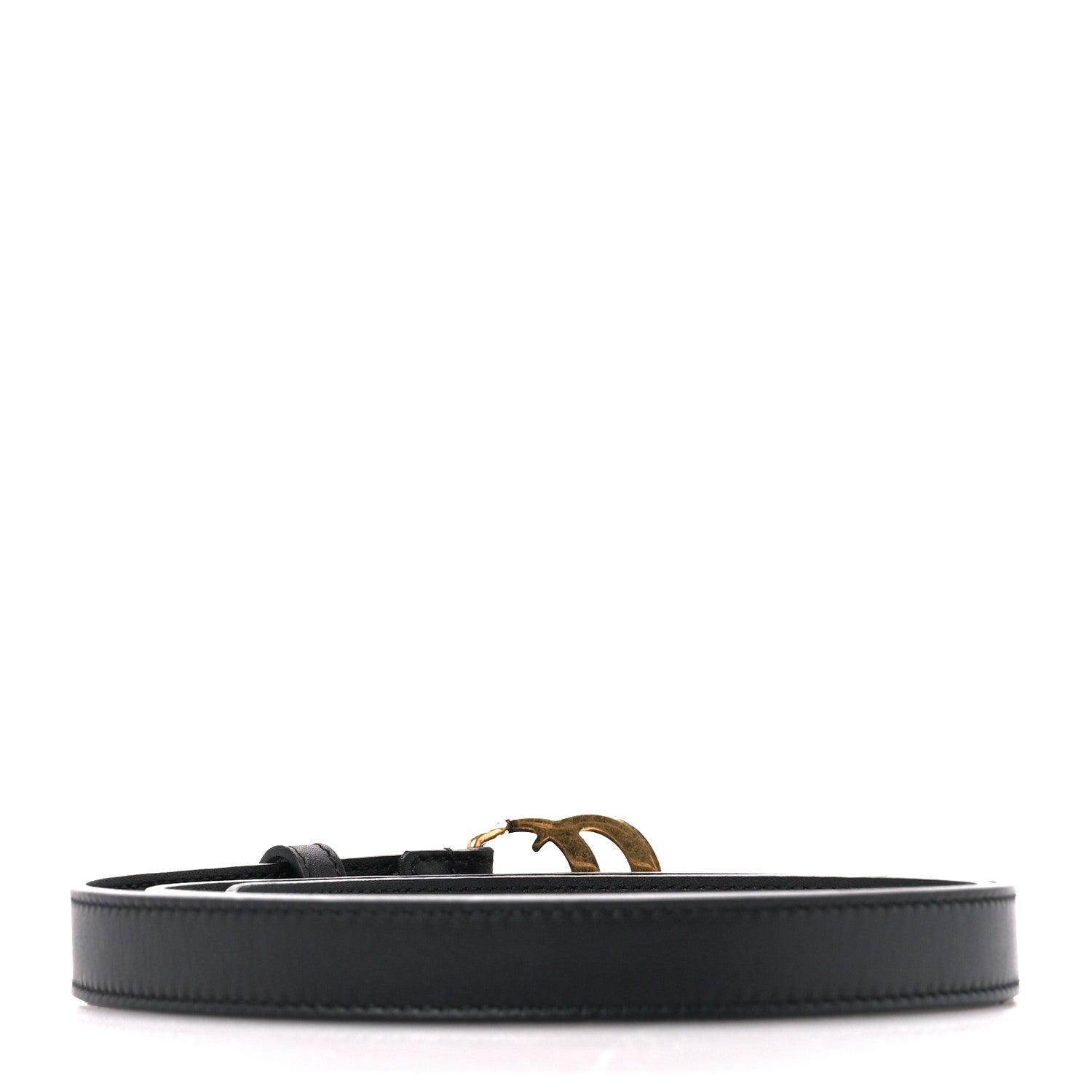 Gucci Calfskin Double G 20mm Belt 85 34 Black 2 of 4