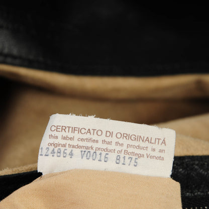 Bottega Veneta Nappa Intrecciato Large Campana Nero Black 9 of 9