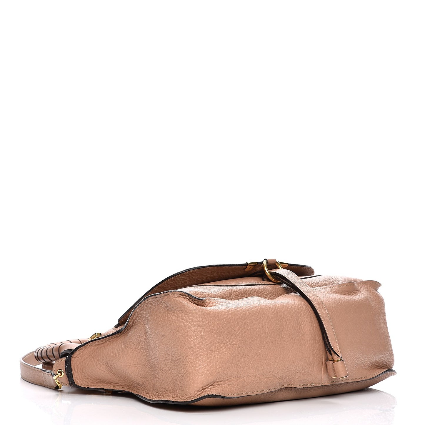 Calfskin Medium Marcie Satchel Nude