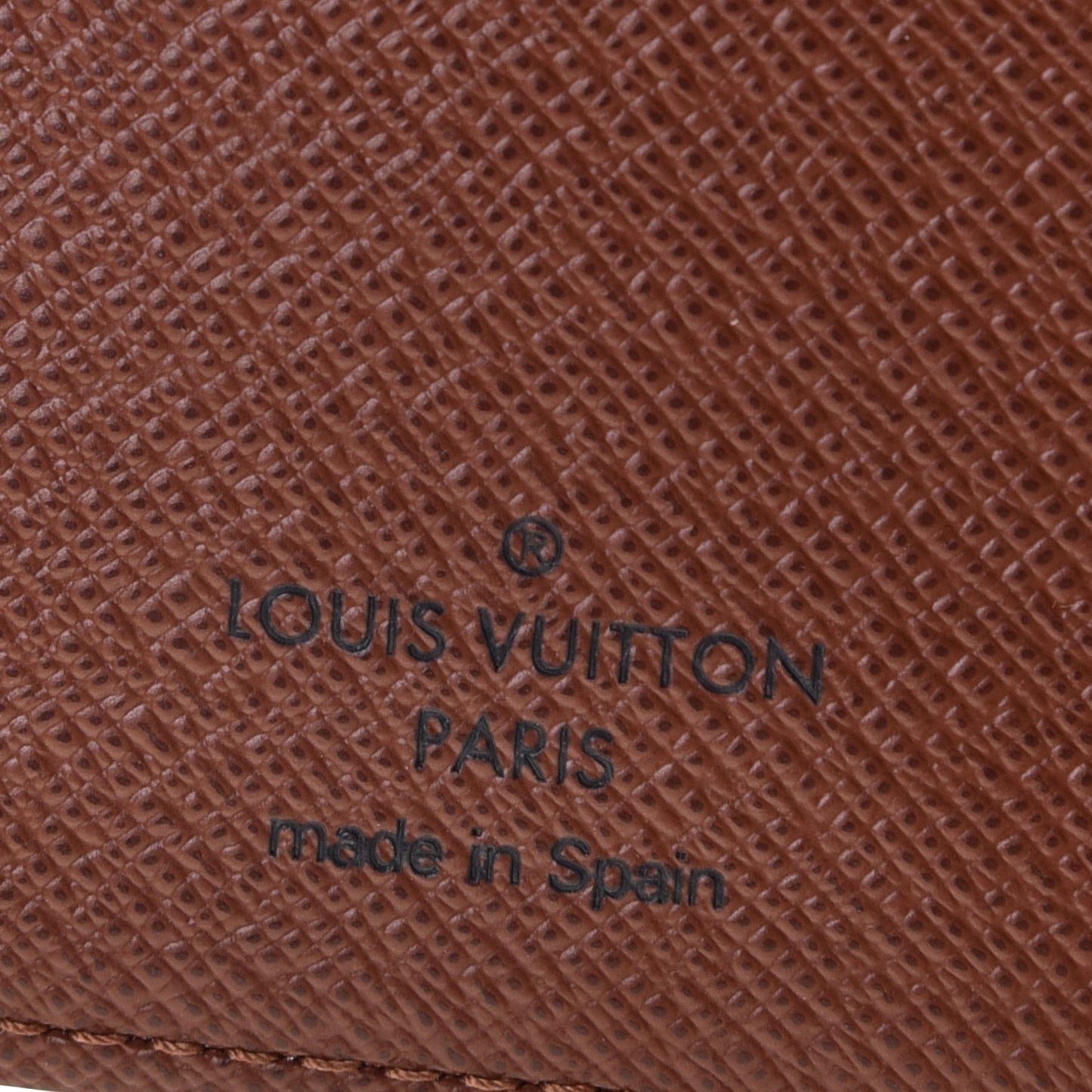 Monogram Pocket Agenda Cover