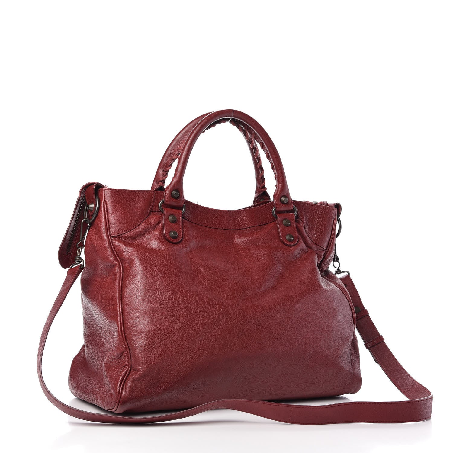 Balenciaga Agneau Classic Hardware Velo Rouge Cerise 3 of 10