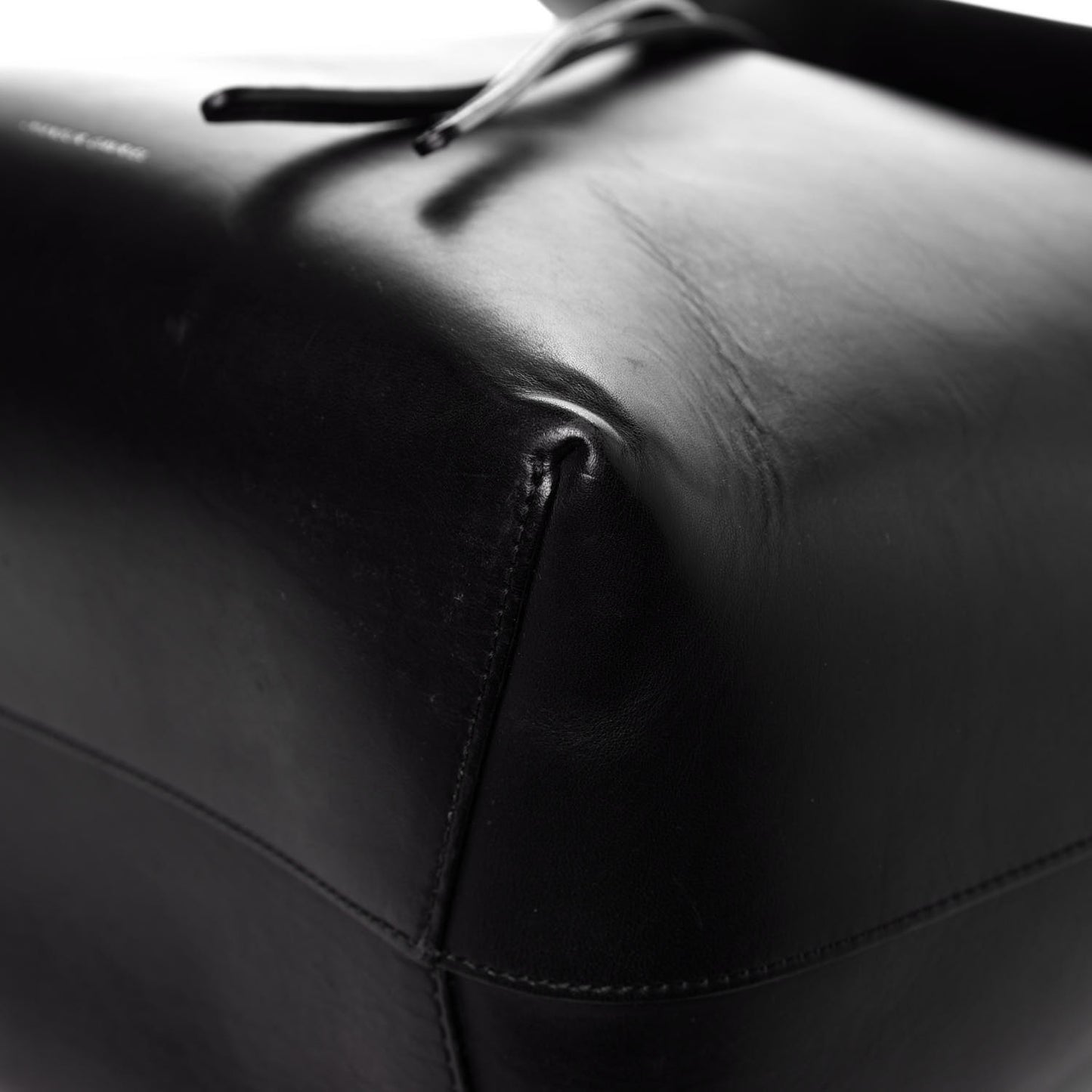 Vegetable Tanned Calfskin Backpack Black Flamma