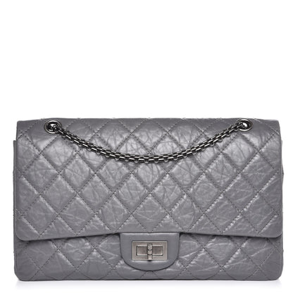 Chanel Aged Calfskin Quilted 2.55 Reissue 227 Flap Grey 1 of 7