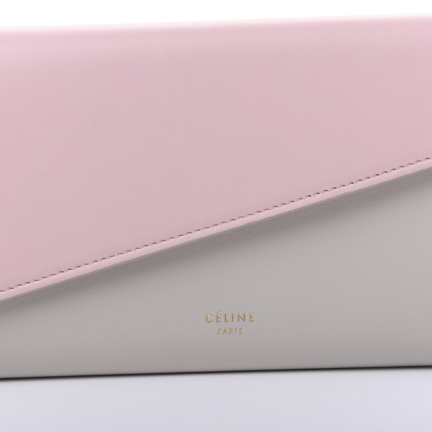 Celine Lambskin Large Diagonal Multifunction Flap Wallet Pink Desert 9 of 9