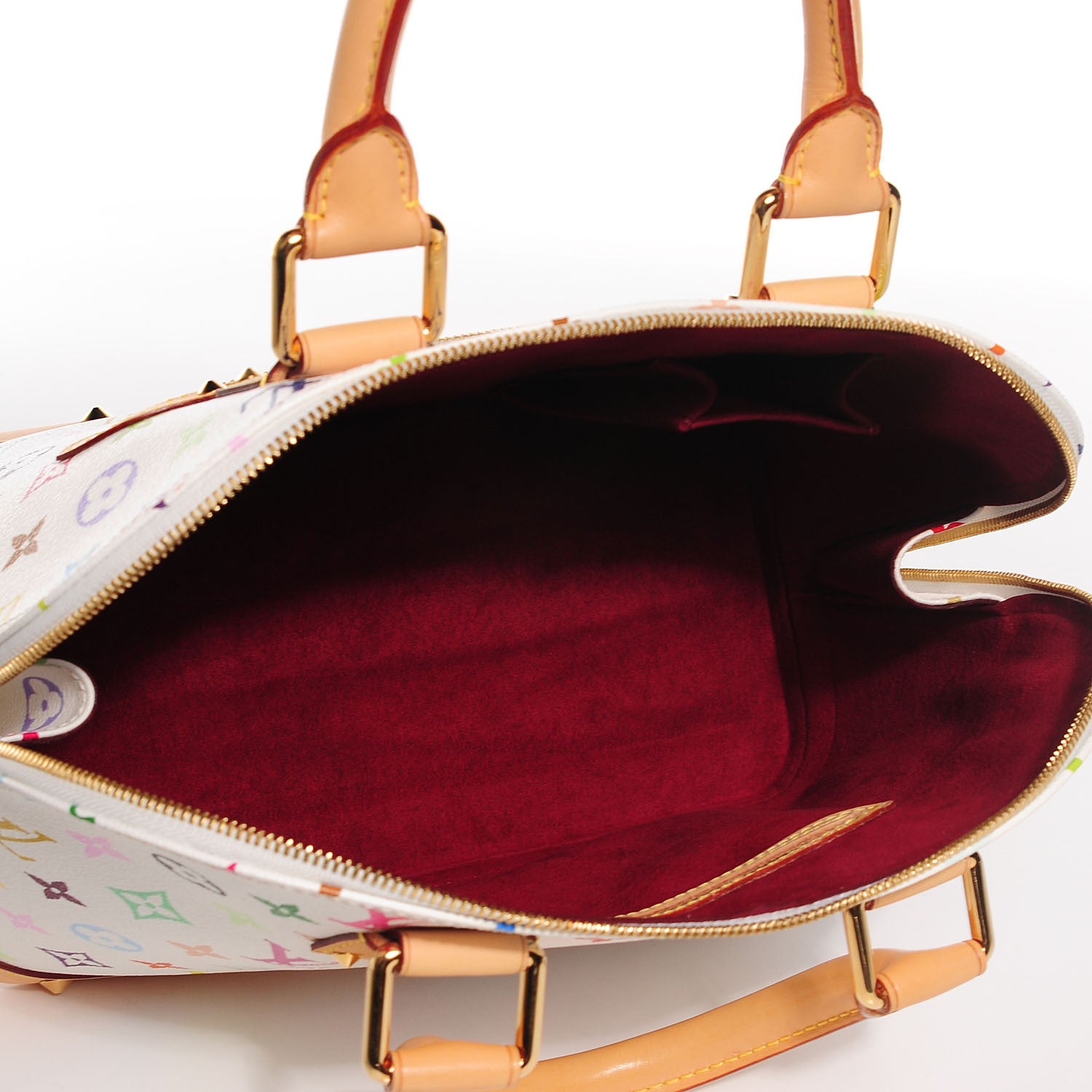 Louis Vuitton Monogram Multicolor Alma White 5 of 7
