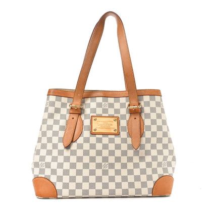 Louis Vuitton Damier Azur Hampstead MM 1 of 9