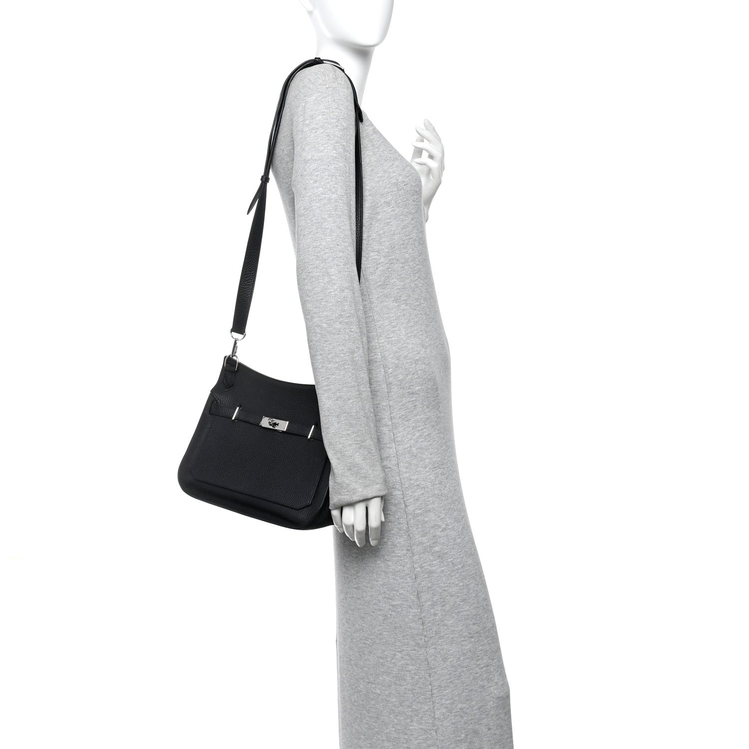 Hermes Taurillon Clemence Jypsiere 28 Black 2 of 13