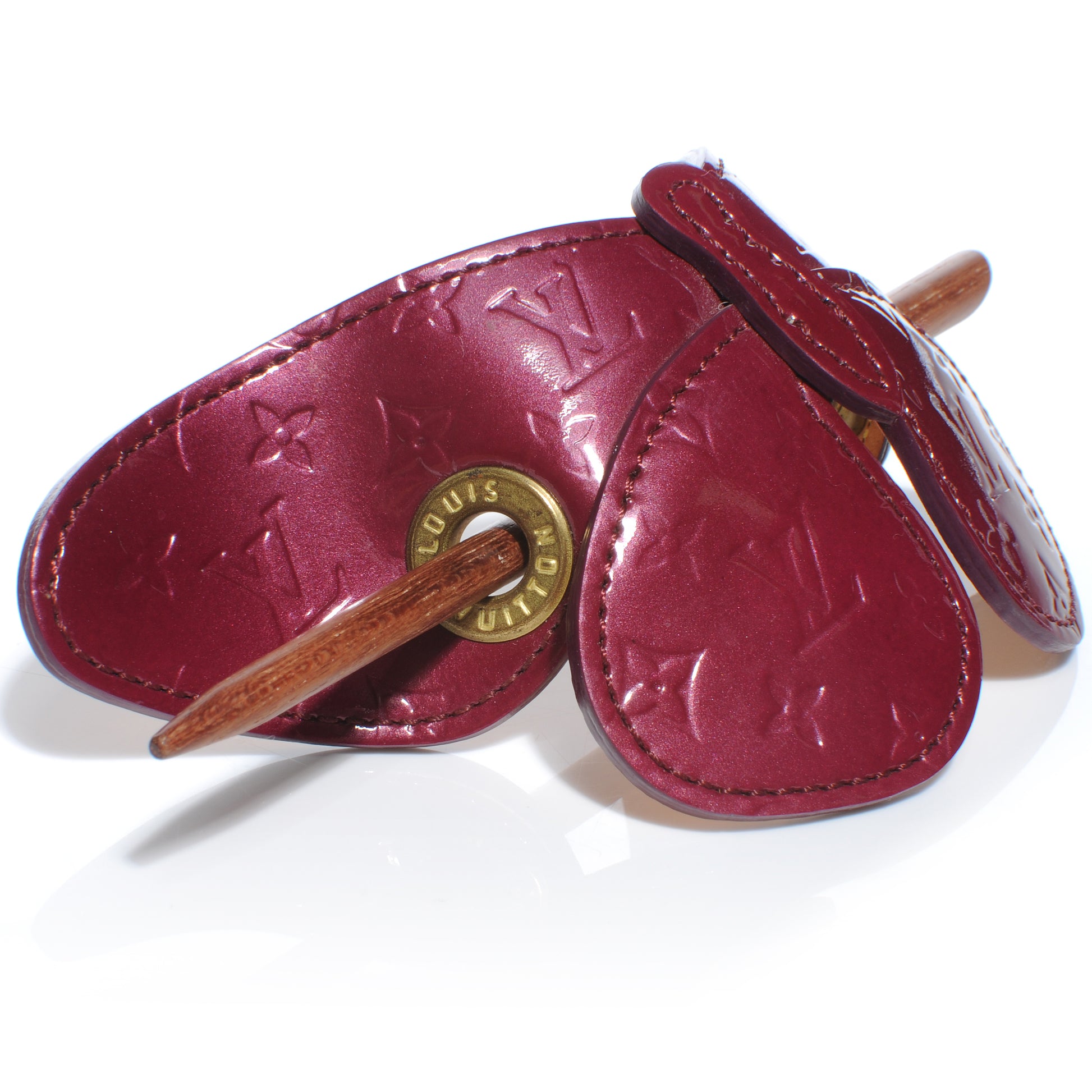 Louis Vuitton Vernis Butterfly Hair Pin Barette Purple 5 of 6