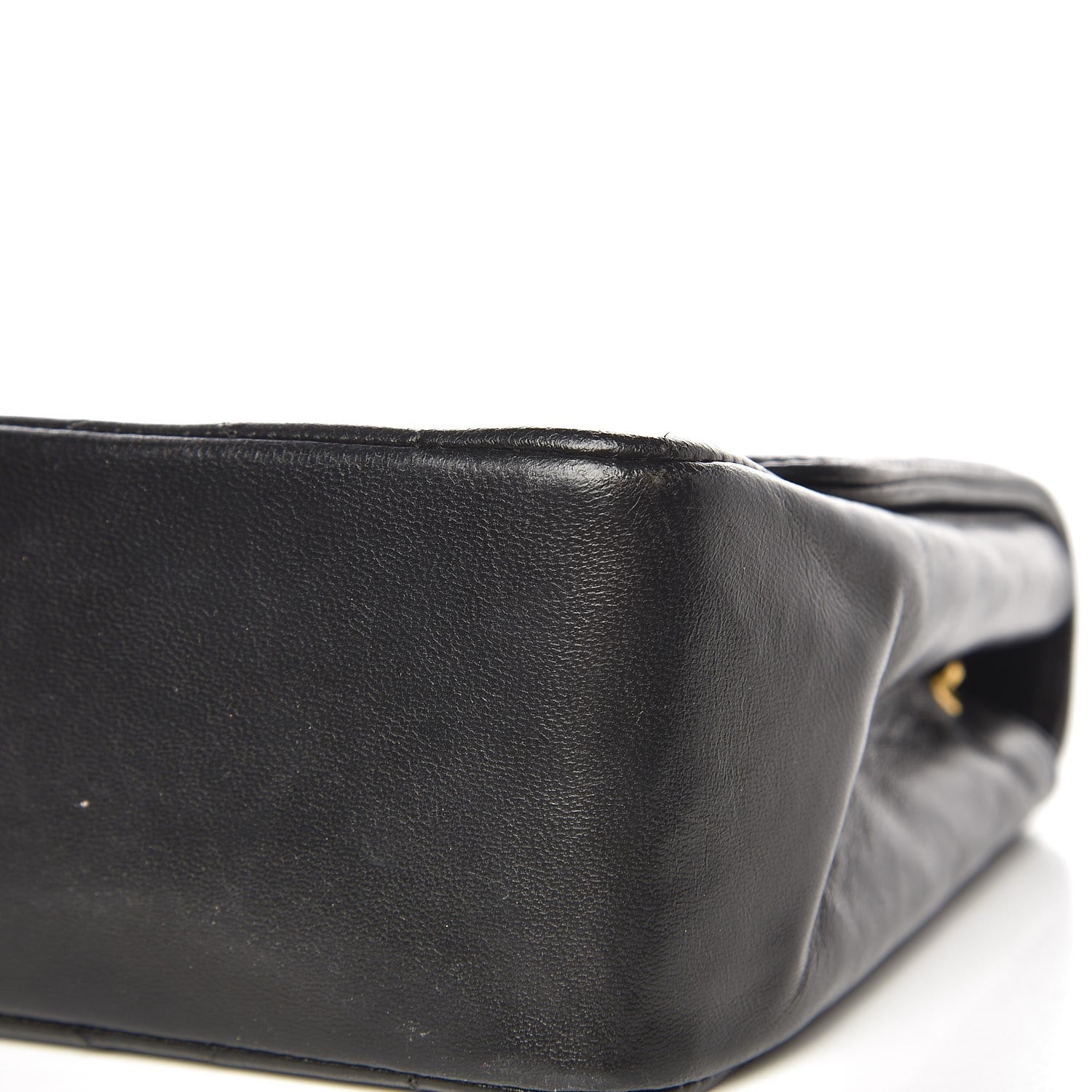 Chanel Lambskin Quilted Medium Single Flap Black 9 of 10