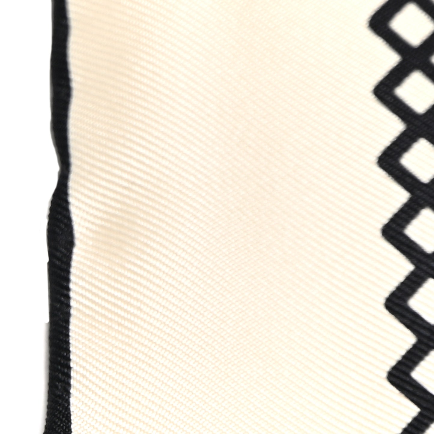 Silk Monogram Croisillon Scarf Black