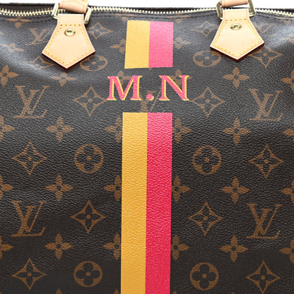 Louis Vuitton Monogram My LV Heritage Speedy 40 Yellow Fuchsia 9 of 9