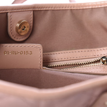 Christian Dior Coated Canvas Cannage Medium Panarea Tote Rosato 9 of 10
