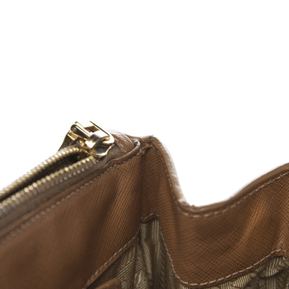 Prada Saffiano Medium Galleria Double Zip Tote Caramel 25 of 27