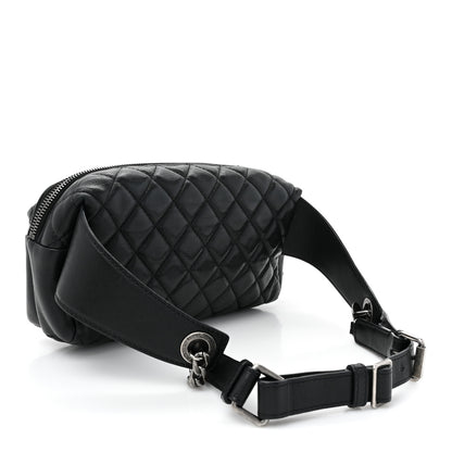 Chanel Calfskin Quilted Waist Bag Black 3 of 17