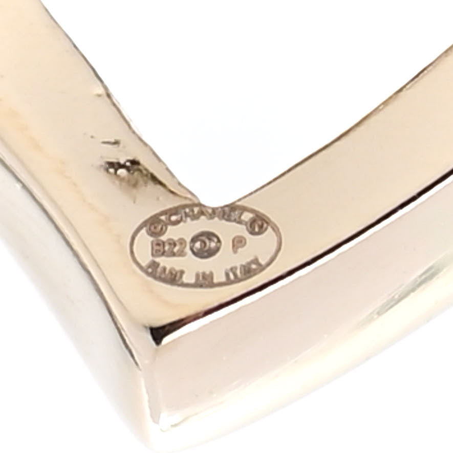 Chanel Metal CC Heart Coco In Love Earrings Gold 4 of 4