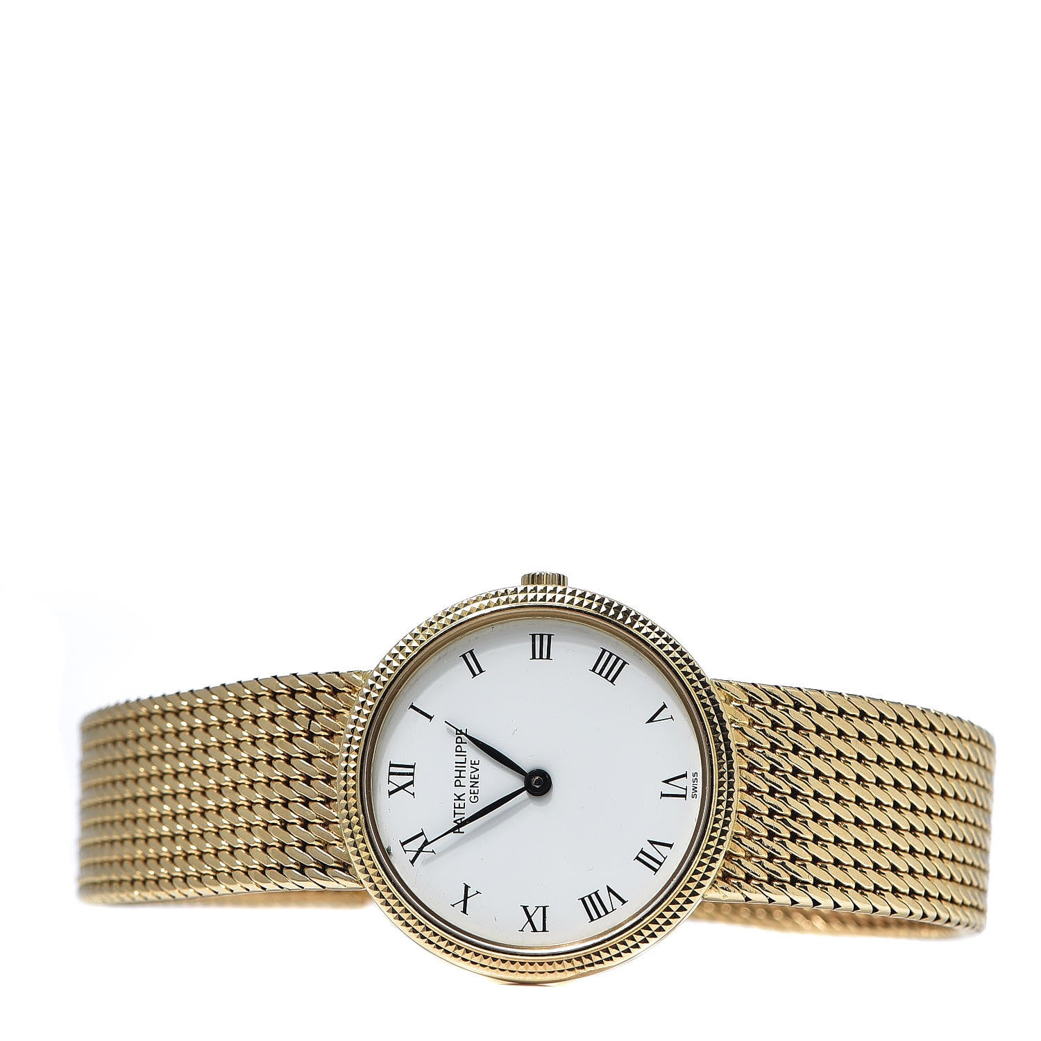 Patek Philippe 18K Yellow Gold 25mm Calatrava Quartz Watch 4819/5 3 of 7