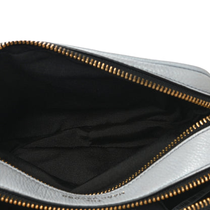 Marc Jacobs Supple Natural Grain Calfskin The Softshot 21 Silver Lining Multi 6 of 9