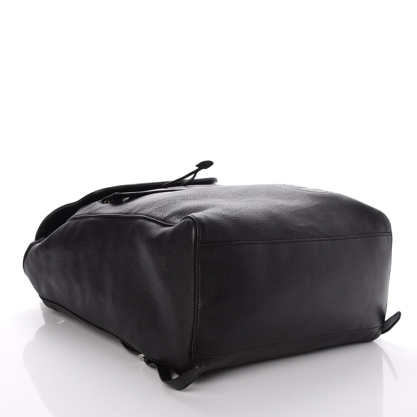 Pebbled Calfskin Soho Backpack Black