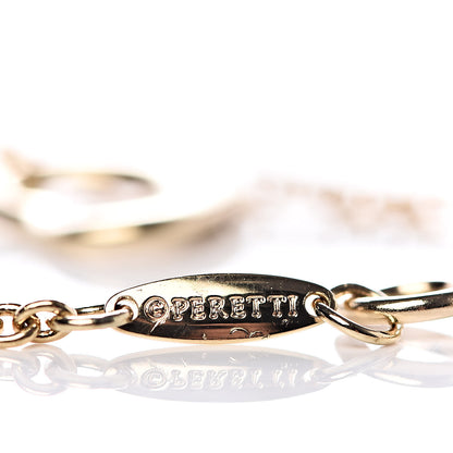 Tiffany 18K Yellow Gold Elsa Peretti Open Heart Bracelet 4 of 5