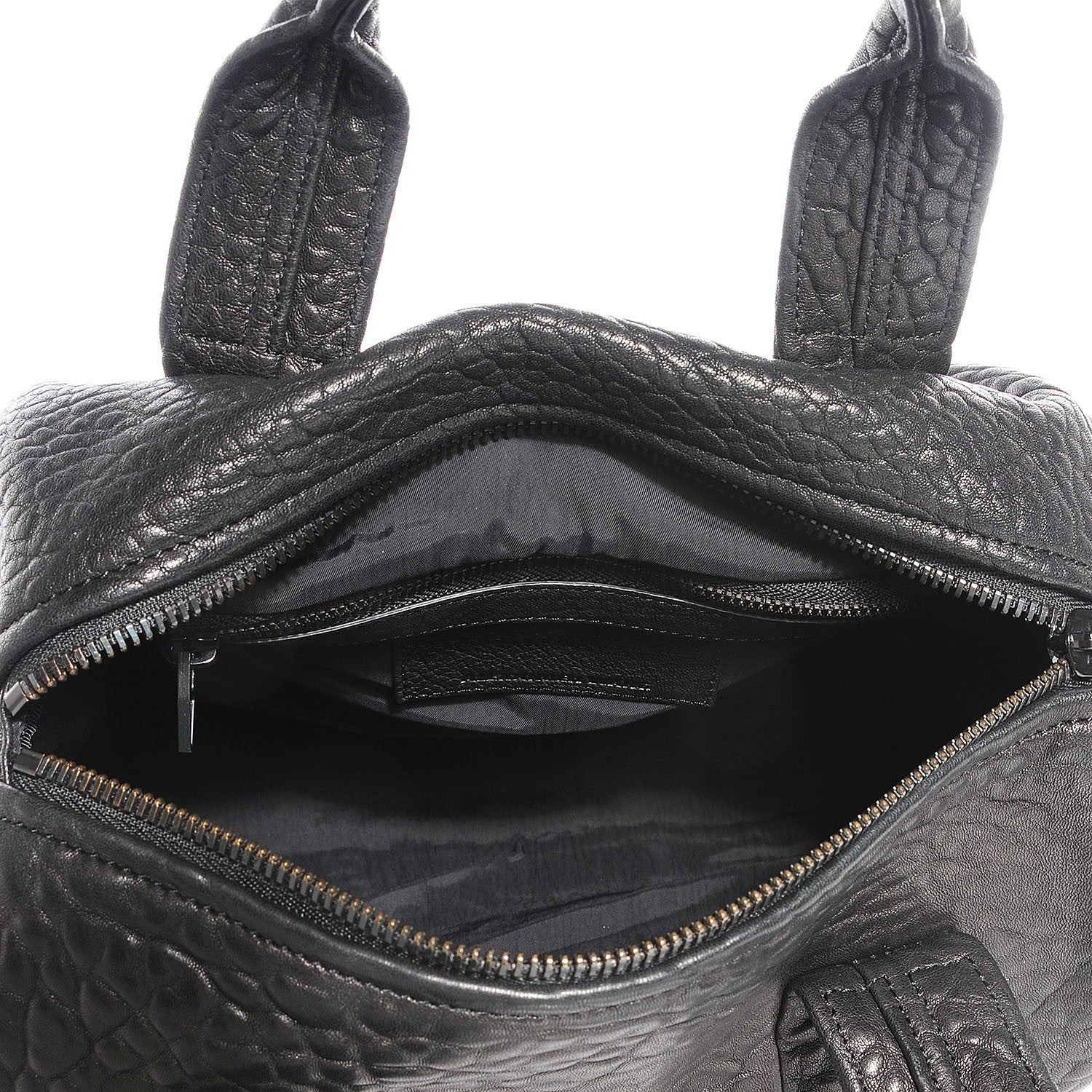 Alexander Wang Pebbled Lambskin Rocco Black Matte Black Hardware 6 of 7